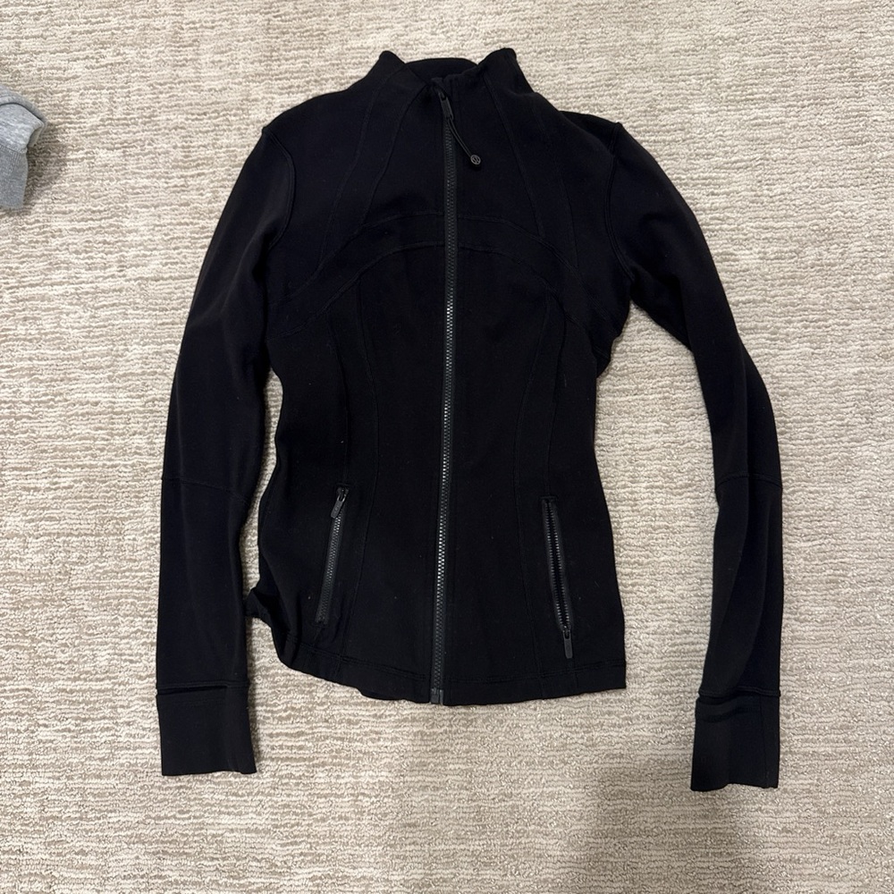 Lululemon Athletica Black Bomber Jacket